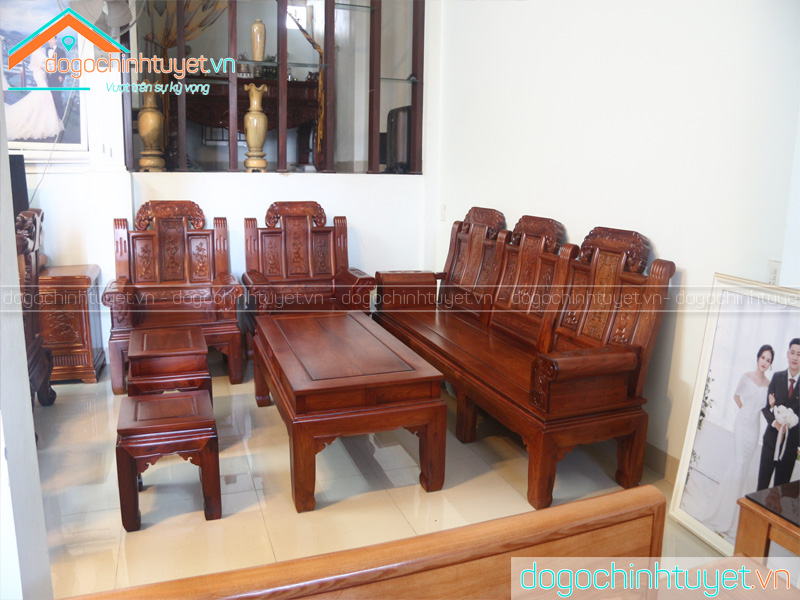 Bộ bàn ghế Hương Đỏ ở Thái Bình